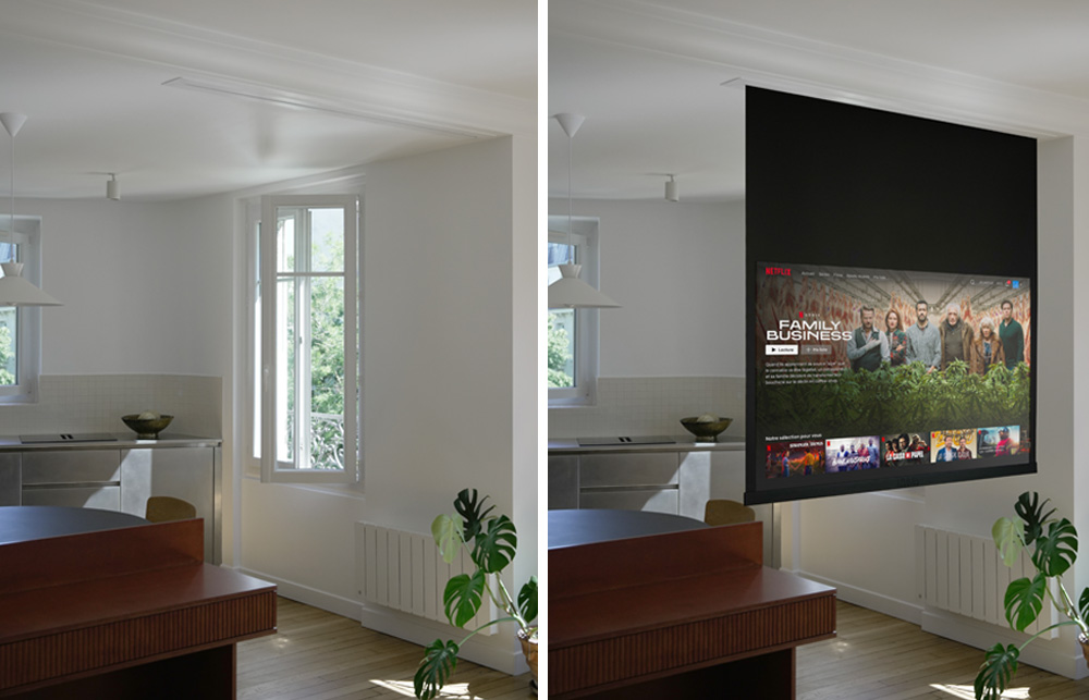Hidden Projector Screen