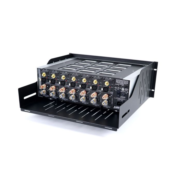 AV Rack Mount Shelf for M28 Seven Channel Power Amplifier back
 