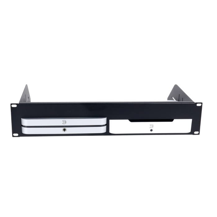 Pure Theatre 2U Rack Mount | Bluesound POWERNODE EDGE + Bluesound NODE