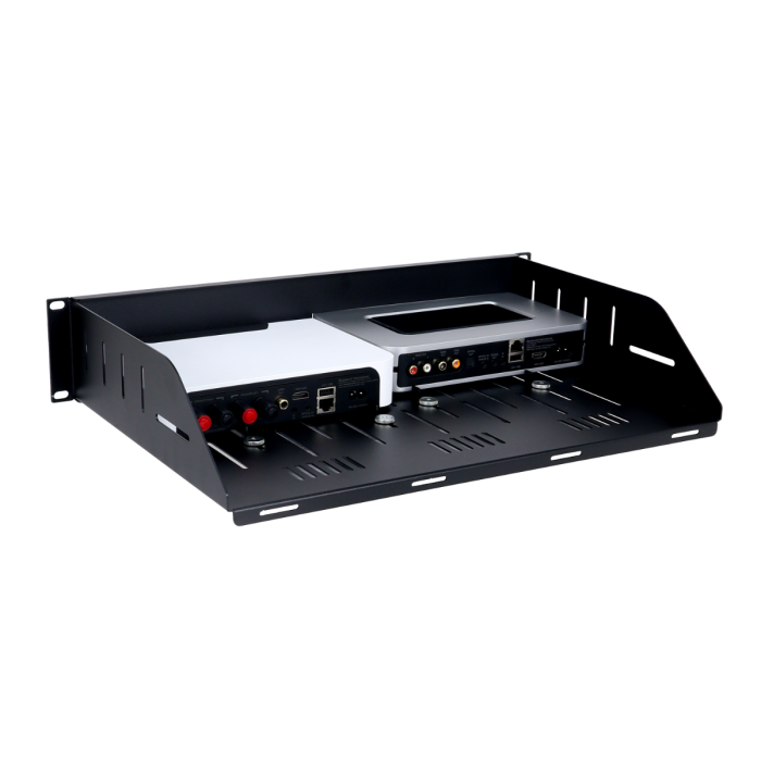 Pure Theatre 2U Rack Mount | Bluesound POWERNODE EDGE + Bluesound NODE