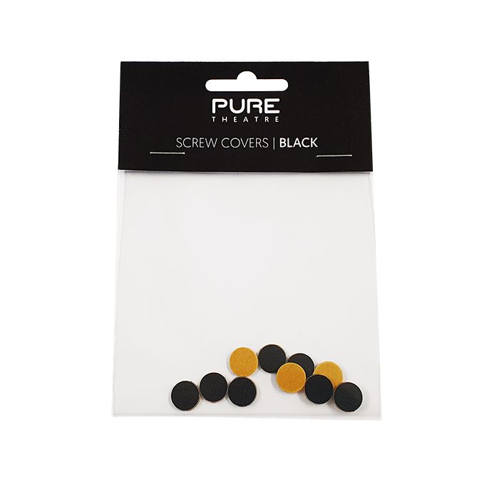 PureTheatre Screw Covers Black