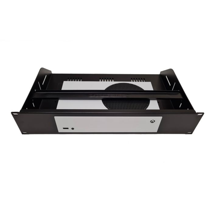 19" Rack Mount Shelf | XBOX Series S front top view